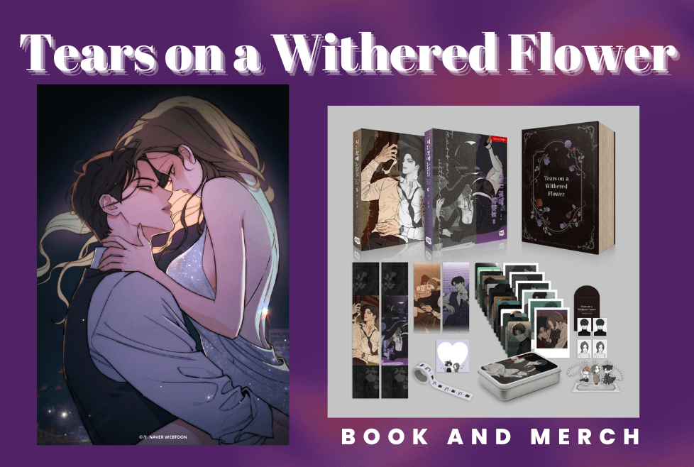 Tears on a withered flower